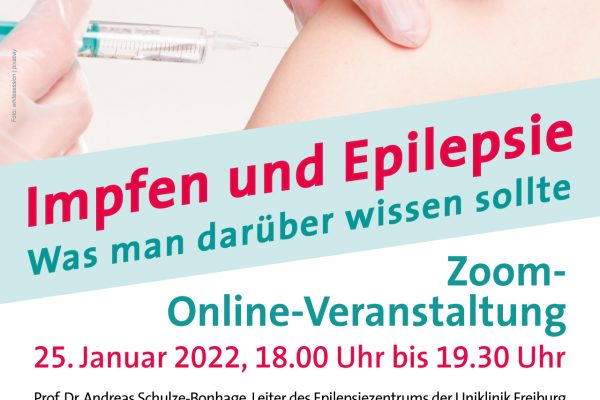 Plakat Online-Veranstaltung Impfen