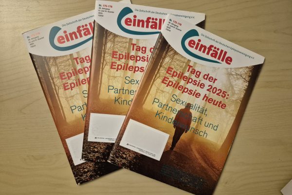 Foto von drei Ausgaben der "einfälle"